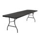 Saliekamais galds Tonro 180 cm, melns cena un informācija | Dārza galdi | 220.lv
