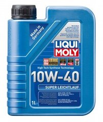 Liqui Moly motoreļļa super 10W-40, 1l cena un informācija | Motoreļļas | 220.lv