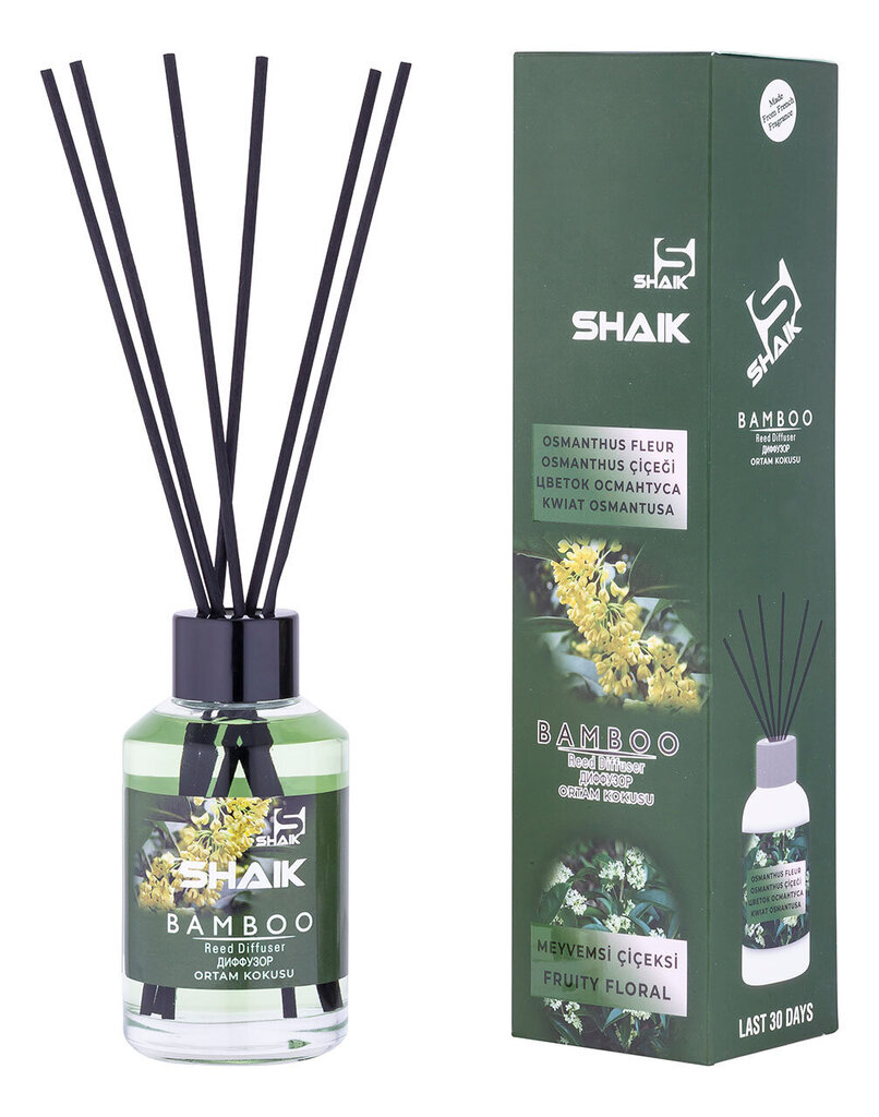 Mājas aromāts ar kociņiem SHAIK OSMANTUS 115 ml. cena un informācija | Mājas aromāti | 220.lv