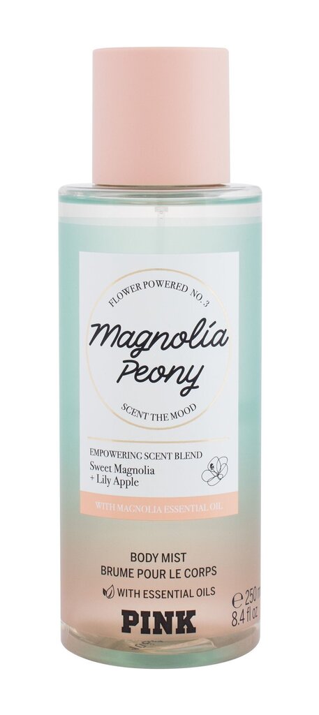 Pink Magnolia Peony ķermeņa sprejs 250 ml cena un informācija | Parfimēta sieviešu kosmētika | 220.lv