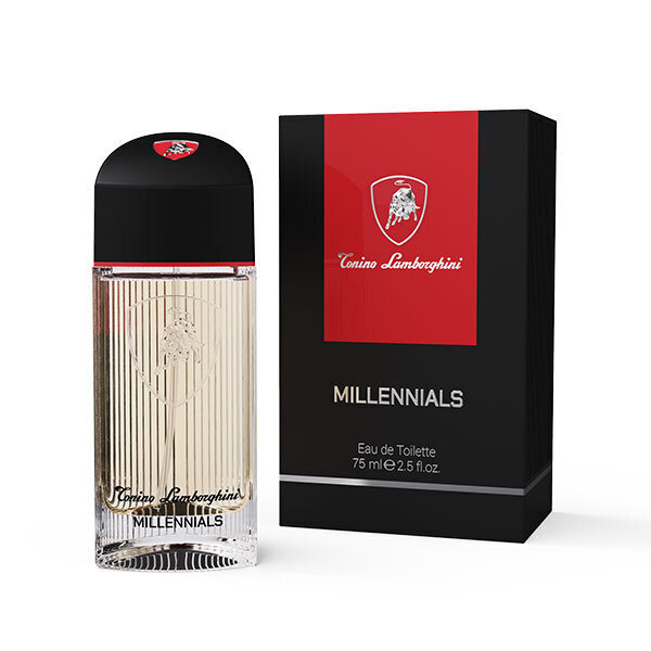 Tualetes ūdens Lamborghini LAMBORGHINI MILLENNIALS EDT SPRAY 75 ml cena un informācija | Vīriešu smaržas | 220.lv