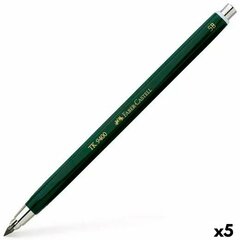 Zīmuļu Serdeņu Turētājs Faber-Castell Tk 9400 3 3,15 mm Zaļš (5 gb.) cena un informācija | Kancelejas preces | 220.lv