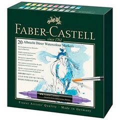 Flomasteru Komplekts Faber-Castell Atvejis Ūdenskrāsas 24 gb. cena un informācija | Rakstāmpiederumi | 220.lv