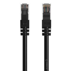 Orico RJ45 Cat.6 Round Ethernet Network Cable 1m (Black) цена и информация | Кабели и провода | 220.lv