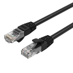 Orico RJ45 Cat.6 Round Ethernet Network Cable 15m (Black) cena un informācija | Kabeļi un vadi | 220.lv