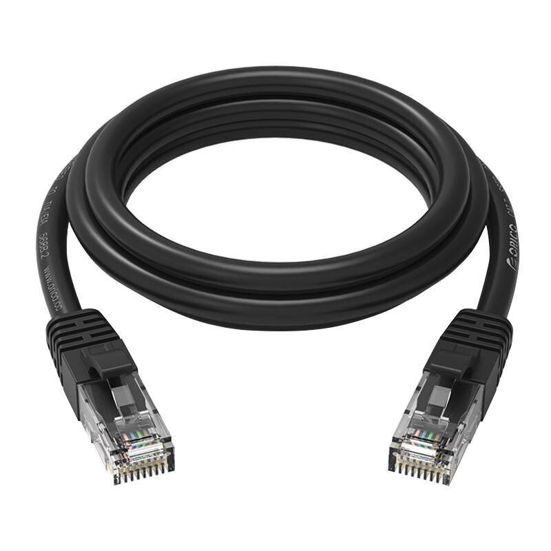 Orico RJ45 Cat.6 Round Ethernet Network Cable 20m (Black) cena un informācija | Kabeļi un vadi | 220.lv