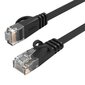 Orico RJ45 Cat.6 Flat Ethernet Network Cable 20m (Black) цена и информация | Kabeļi un vadi | 220.lv