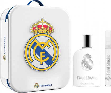 Real Madrid Eau De Toilette Spray 100ml Set 3 Pieces цена и информация | Bērnu smaržas | 220.lv