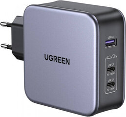 Ugreen CD289 strāvas lādētājs, 2x USB-C, 1x USB-A, GaN, 140 W, 2 m kabelis (sudraba krāsā) cena un informācija | Lādētāji un adapteri | 220.lv