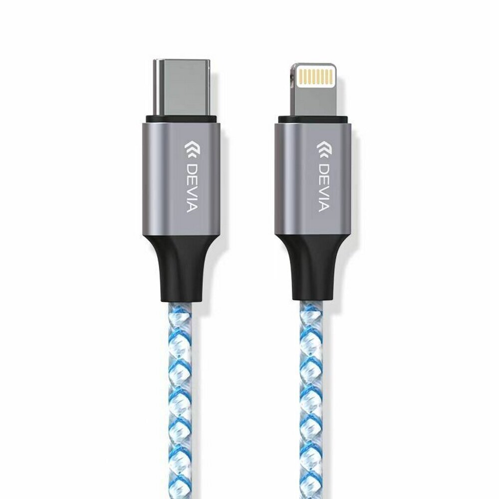 Devia cable Vogue PD USB-C - Lightning 1,0 m 20W 3A tube cena un informācija | Kabeļi un vadi | 220.lv