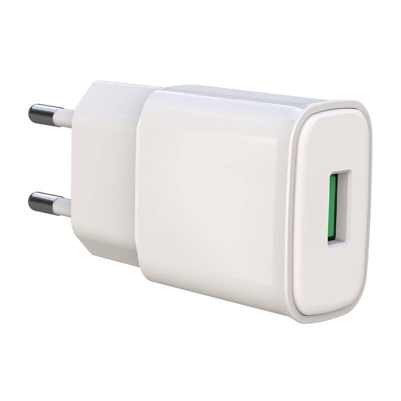 Wall charger XO L92D, 1x USB, 18W, QC 3.0 (white) cena un informācija | Lādētāji un adapteri | 220.lv