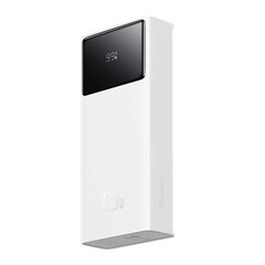 Powerbank Baseus Star-Lord 20000mAh, 2xUSB, USB-C, 22.5W (white) cena un informācija | Lādētāji-akumulatori (Power bank) | 220.lv
