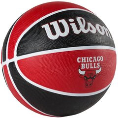 Wilson NBA Team Chicago Bulls Ball, unisex basketball balls , Sarkana cena un informācija | Wilson Sports, tūrisms un atpūta | 220.lv