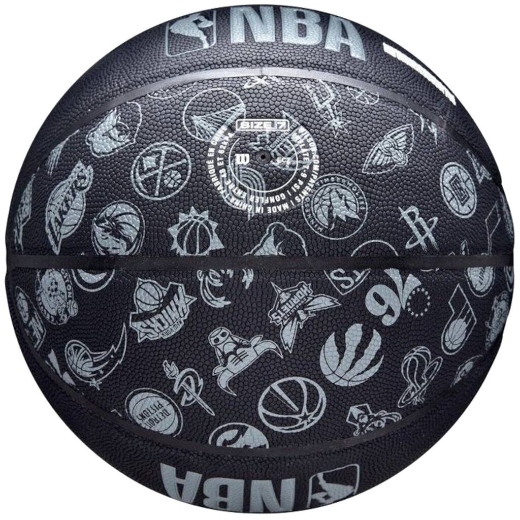 Wilson NBA All Team Ball, unisex basketball balls , Melna cena un informācija | Basketbola bumbas | 220.lv