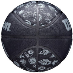 Wilson NBA All Team Ball, unisex basketball balls , черный цена и информация | Wilson Баскетбол | 220.lv