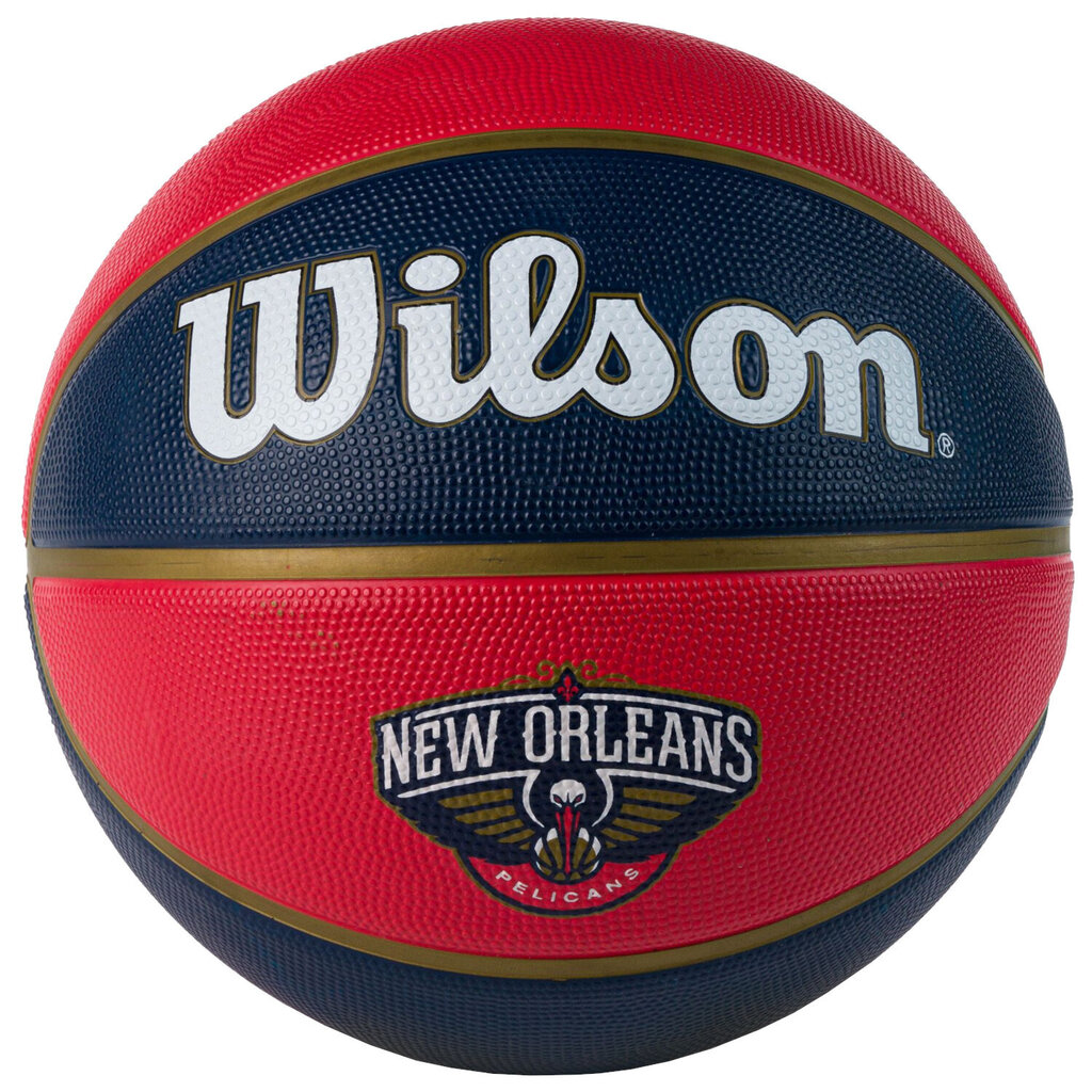Wilson NBA Team New Orleans Pelicans Ball, unisex basketball balls , Sarkana cena un informācija | Basketbola bumbas | 220.lv