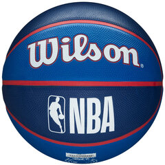 Wilson NBA Team Philadelphia 76ers Ball, unisex basketball balls , синий цена и информация | Баскетбольные мячи | 220.lv