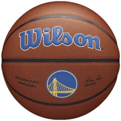 Wilson Team Alliance Golden State Warriors Ball, unisex basketball balls , коричневый цена и информация | Баскетбольные мячи | 220.lv