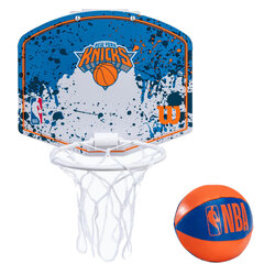 Wilson NBA Team New York Knicks Mini Hoop, unisex basketball backboards, Zila cena un informācija | Basketbola grozi | 220.lv