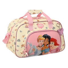 Спортивная сумка Princesses Disney Magical, бежевая / розовая, 40 x 24 x 23 cм цена и информация | Спортивные сумки и рюкзаки | 220.lv