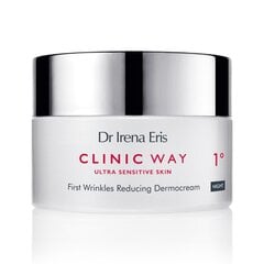 Izlīdzinošs nakts sejas krēms Dr Irena Eris Clinic Way First Wrinkles Reducing, 50 ml cena un informācija | Sejas krēmi | 220.lv