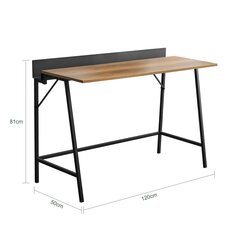 Письменный стол SoBuy FWT79-PF, коричневый цвет цена и информация | Компьютерные, письменные столы | 220.lv