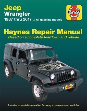 HM Jeep Wrangler 1987-2017 cena un informācija | Enciklopēdijas, uzziņu literatūra | 220.lv