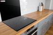 Šļakatu necaurlaidīgs stikls 60x65 Black cena un informācija | Virtuves furnitūra | 220.lv