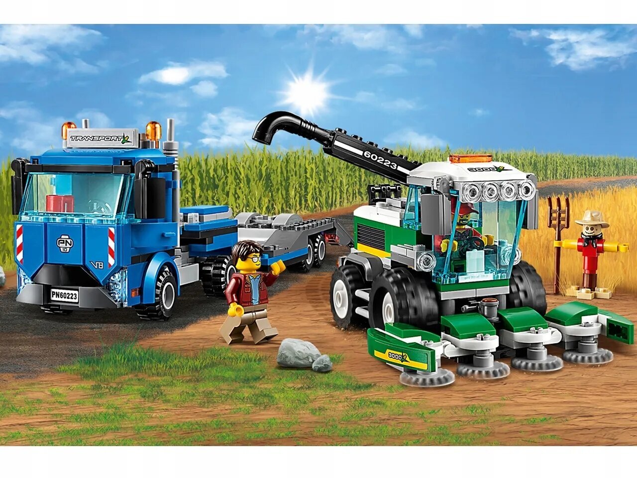 LEGO CITY 60223 Harvestera transporteris cena un informācija | Konstruktori | 220.lv