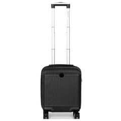 Маленький дорожный чемодан Airtex 630/16, черный цена и информация | Чемоданы, дорожные сумки | 220.lv