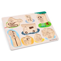 Koka puzle mazajiem - Ugunsdzēsēji (8 gab.), New Classic Toys 10433 cena un informācija | Rotaļlietas zīdaiņiem | 220.lv