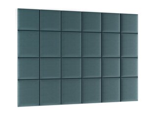 Mīksto sienu plākšņu komplekts NORE Quadratta Monolith 76, zils cena un informācija | Mīkstie sienas paneļi | 220.lv