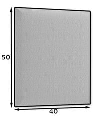 Мягкая настенная панель NORE Quadratta Monolith 63, розовая цена и информация | Мягкие стеновые панели | 220.lv