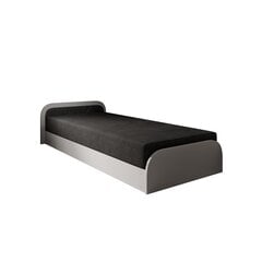 Кровать NORE Parys Alova 04, 90x200 см, черный/серый цвет цена и информация | Кровати | 220.lv