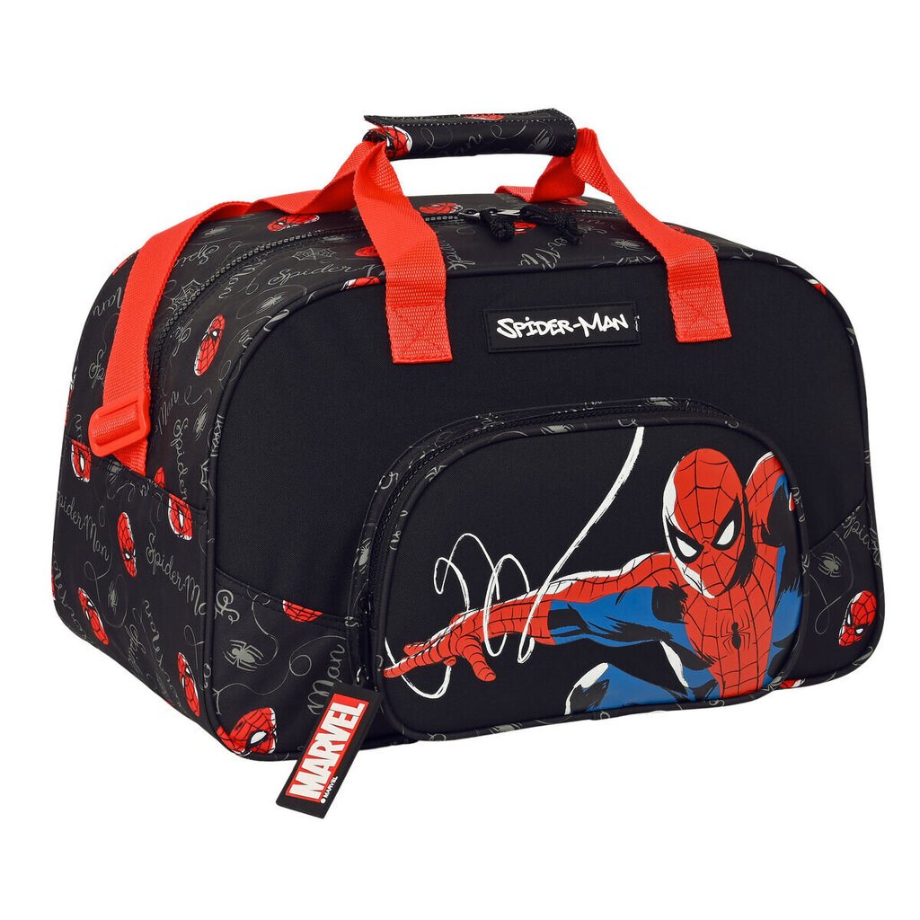 Sporta soma Spiderman Hero, melns (40 x 24 x 23 cm) cena un informācija | Sporta somas un mugursomas | 220.lv