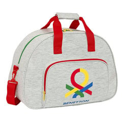 Спортивная сумка Benetton Pop, серая, 48 x 33 x 21 cм цена и информация | Рюкзаки и сумки | 220.lv