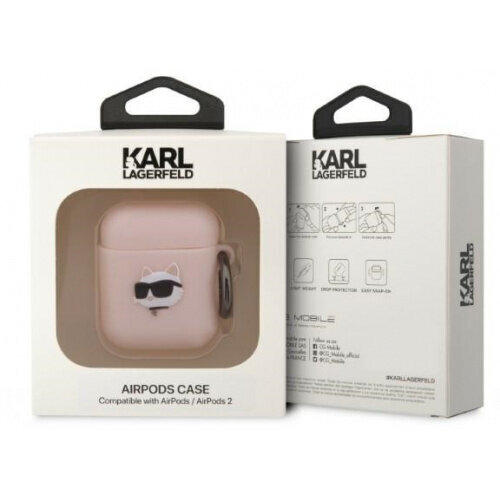 Karl Lagerfeld KLA2RUNCHP piemērots AirPods 1/2 cena un informācija | Austiņu piederumi | 220.lv