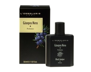 Aromatizēts ūdens L'Erbolario Black Juniper EDP vīriešiem, 50 ml cena un informācija | Vīriešu smaržas | 220.lv