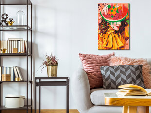 DIY glezna uz audekla - Juicy Watermelon cena un informācija | Gleznas pēc numuriem | 220.lv