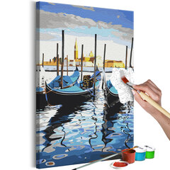 DIY glezna uz audekla - Venetian Boats cena un informācija | Gleznas pēc numuriem | 220.lv
