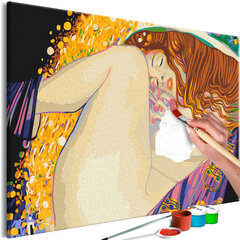 DIY glezna uz audekla - Gustav Klimt: Danae cena un informācija | Gleznas pēc numuriem | 220.lv