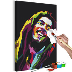 DIY glezna uz audekla - Bob Marley cena un informācija | Gleznas pēc numuriem | 220.lv
