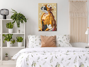 DIY glezna uz audekla - Lady Pug cena un informācija | Gleznas pēc numuriem | 220.lv