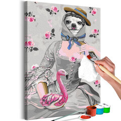 DIY glezna uz audekla - Lady Rosa cena un informācija | Gleznas pēc numuriem | 220.lv