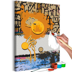 DIY glezna uz audekla - Caramel Flower cena un informācija | Gleznas pēc numuriem | 220.lv