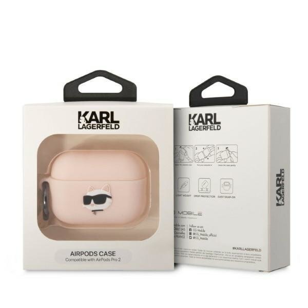 Karl Lagerfeld KLAP2RUNCHP piemērots AirPods Pro 2 cena un informācija | Austiņu piederumi | 220.lv