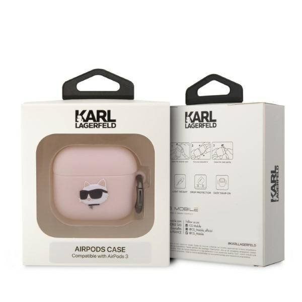 Karl Lagerfeld KLA3RUNCHP piemērots Airpods 3 cena un informācija | Austiņu piederumi | 220.lv