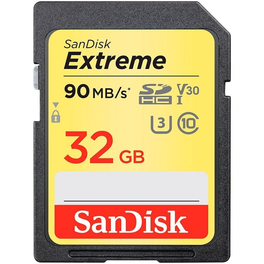 SanDisk Extreme SDHC 32GB цена и информация | Atmiņas kartes fotokamerām | 220.lv