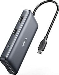 Адаптер Anker PowerExpand 8-in-1, USB-C, PD, HDMI цена и информация | Адаптеры и USB разветвители | 220.lv