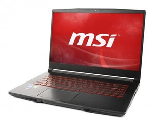 MSI GF63 (11UD-1219XPL), 15,6", i7-11800H, 16GB DDR4, SSD 512GB, DOS цена и информация | Ноутбуки | 220.lv